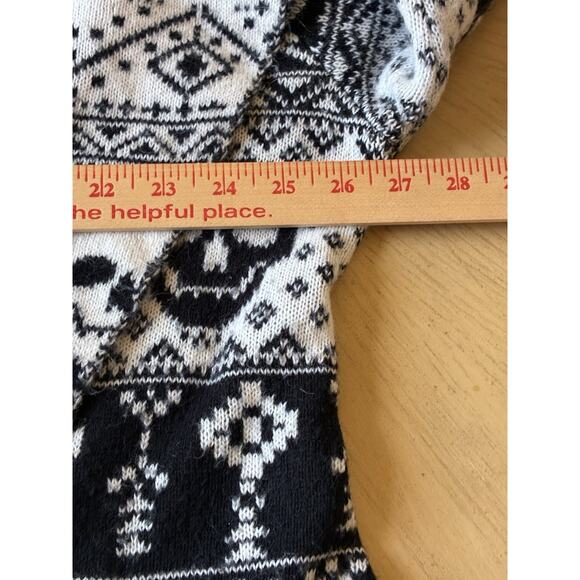 TORRID Skull Fair Isle Cardigan Sweater Goth Whimsigoth Xmas Cozy Comfy Sz 2 - L - Picture 6 of 16